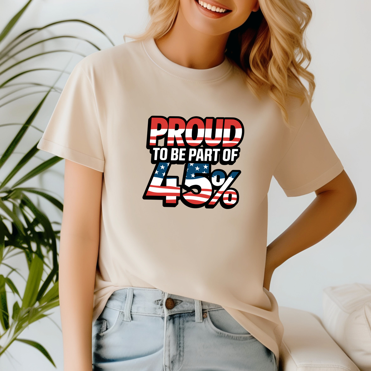 Proud to be Part of the 45% tshirt – Celebrate the Power of the Women’s Vote