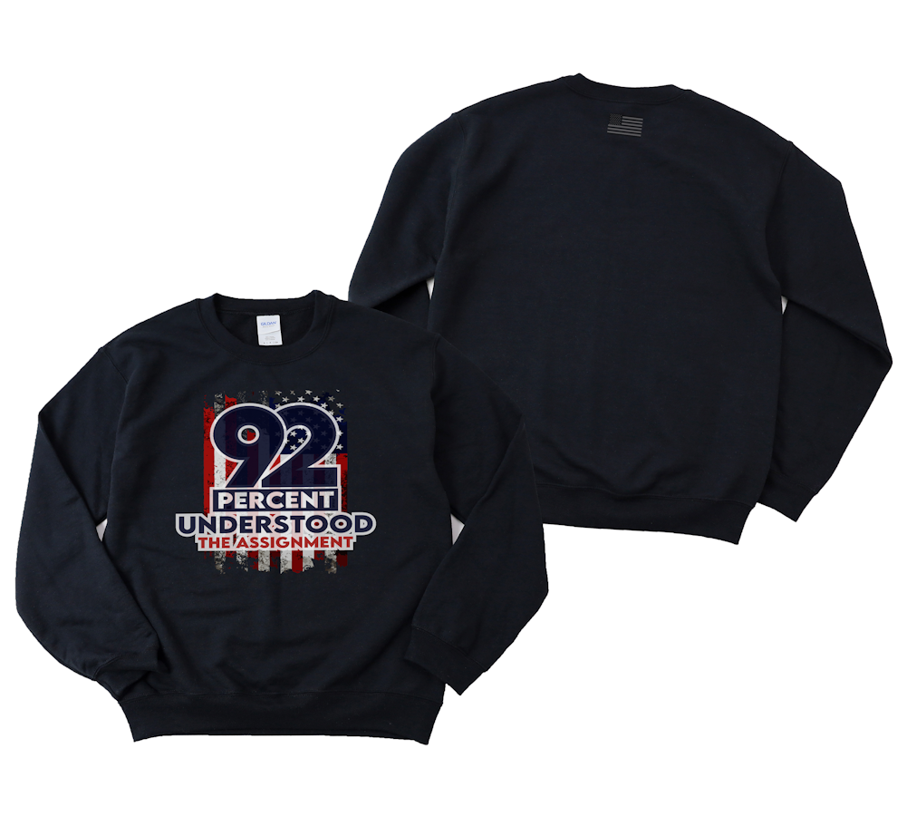 92% Understood the Assignment Sweatshirt-Celebrate the Power of Black Women's Voter