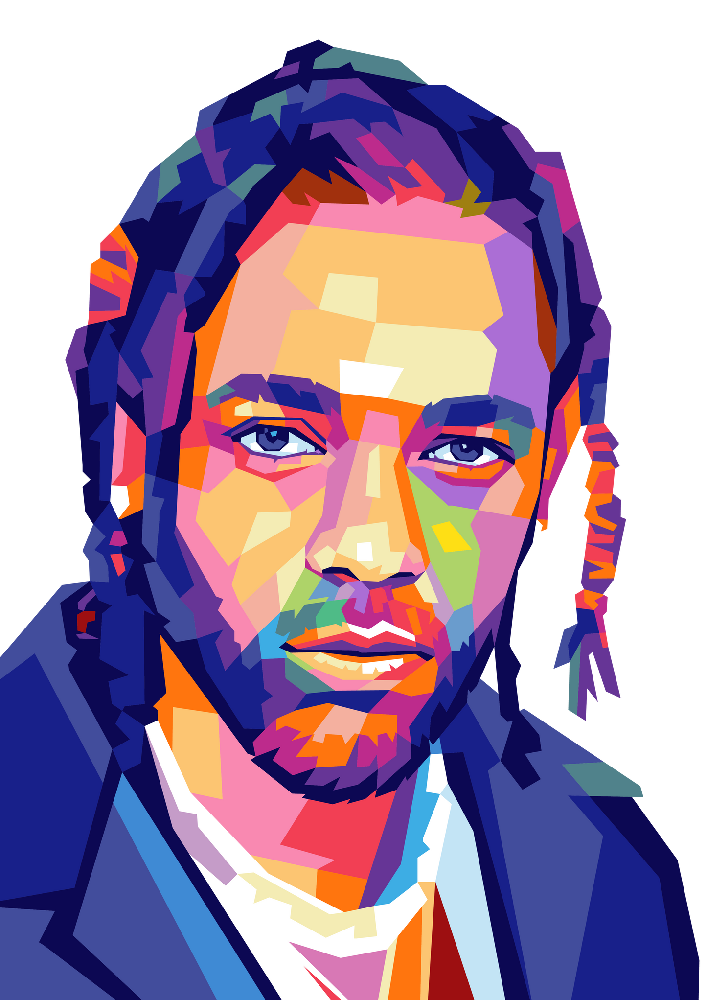 Kendrick Lamar WPAP Digital Pop Art