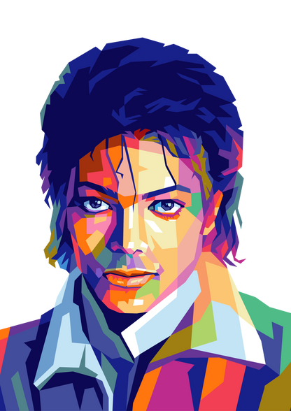 Michael Jackson WPAP Digital Pop Art