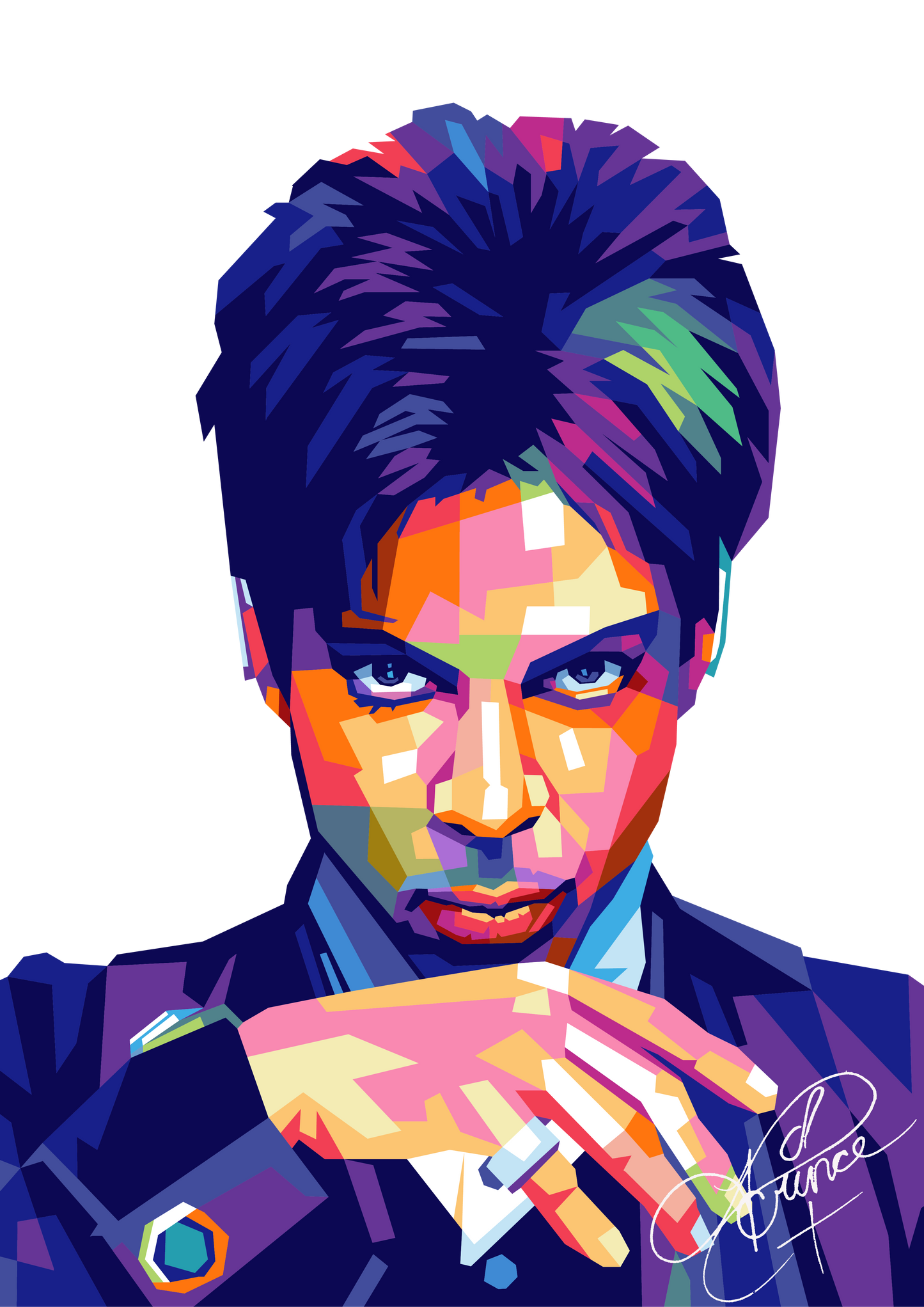 Prince WPAP Digital Pop Art