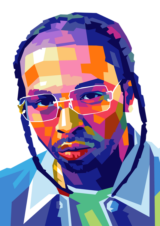 Pop Smoke WPAP Digital Pop Art