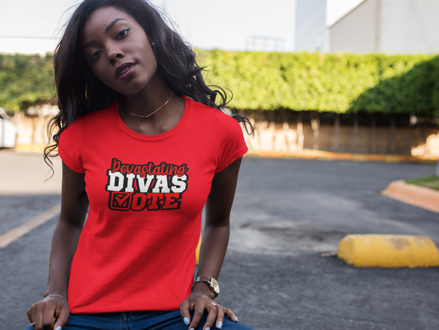 Devastating Divas Vote Fashion Fit T-shirt