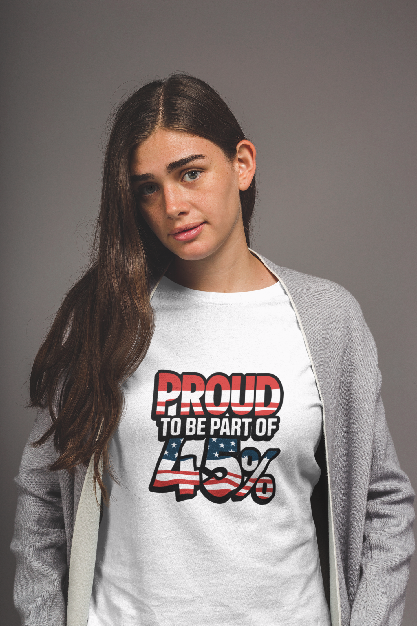 Proud to be Part of the 45% tshirt – Celebrate the Power of the Women’s Vote