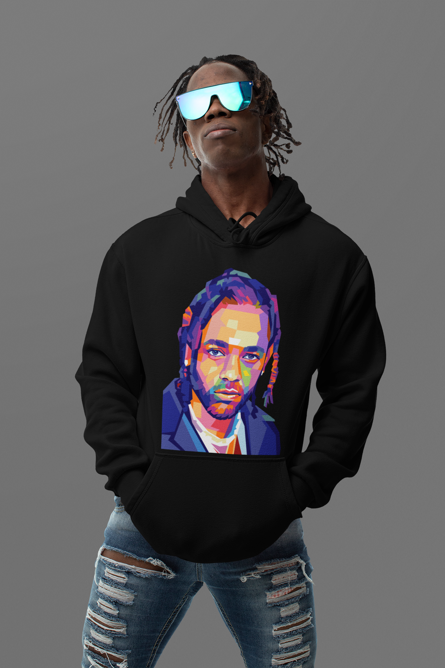 Kendrick Lamar WPAP Digital Pop Art