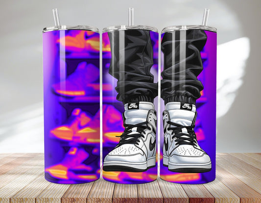 20 oz  skinny "Cool Kicks" tumbler