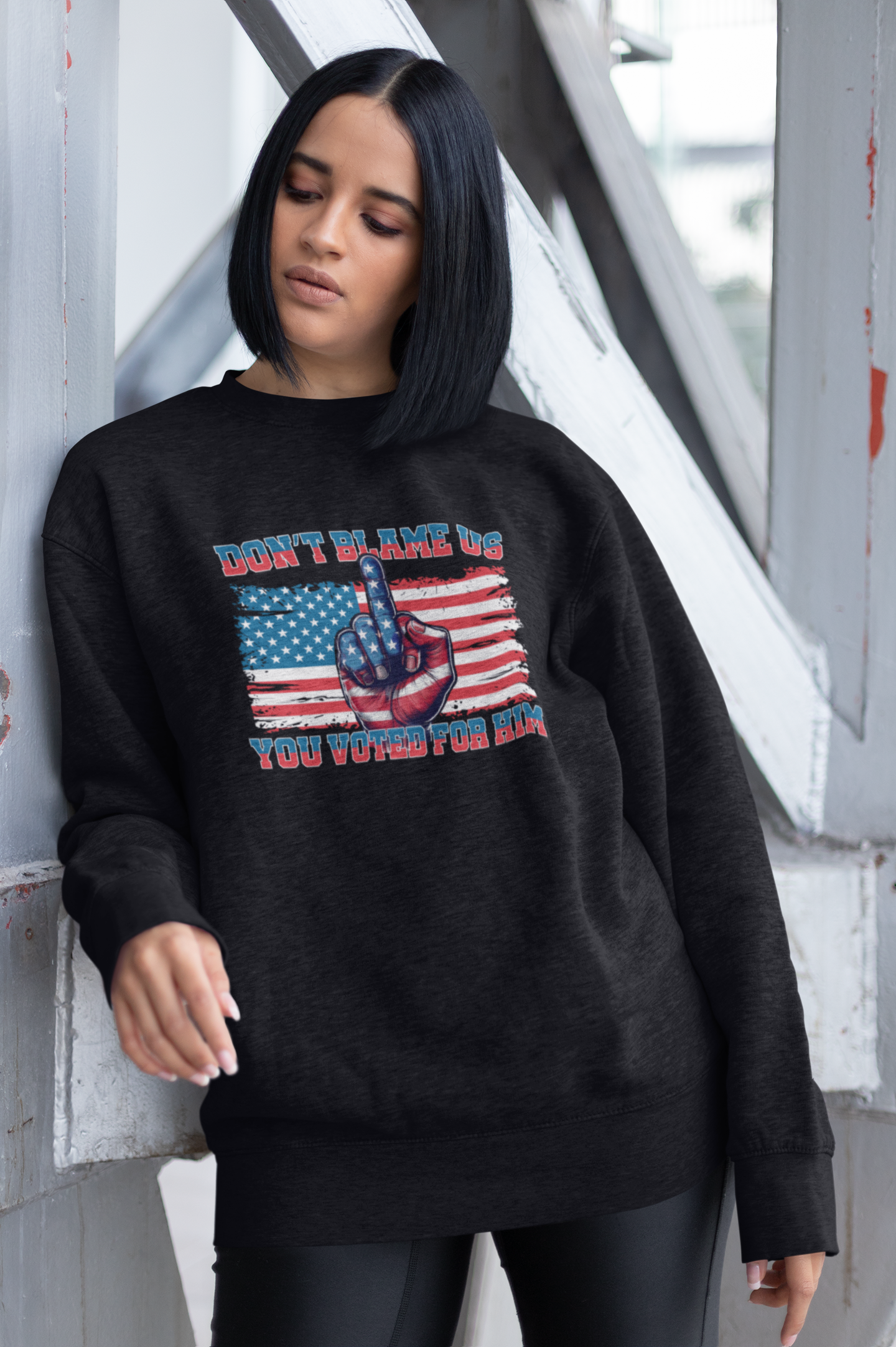 Don’t Blame Us, You Voted for Him Graphic Tshirt-Bold, Patriotic, and Unapologetic