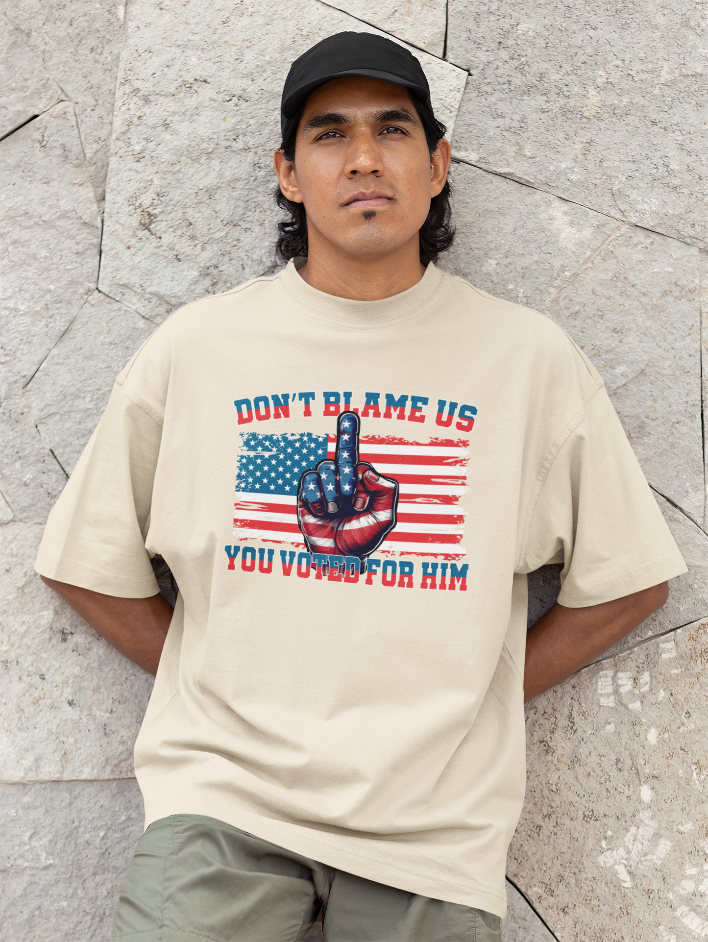 Don’t Blame Us, You Voted for Him Graphic Tshirt-Bold, Patriotic, and Unapologetic