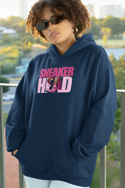 Sneakerhead T-Hoodie – The Ultimate Gear for Sneaker Lovers 👟🔥 (PINK)