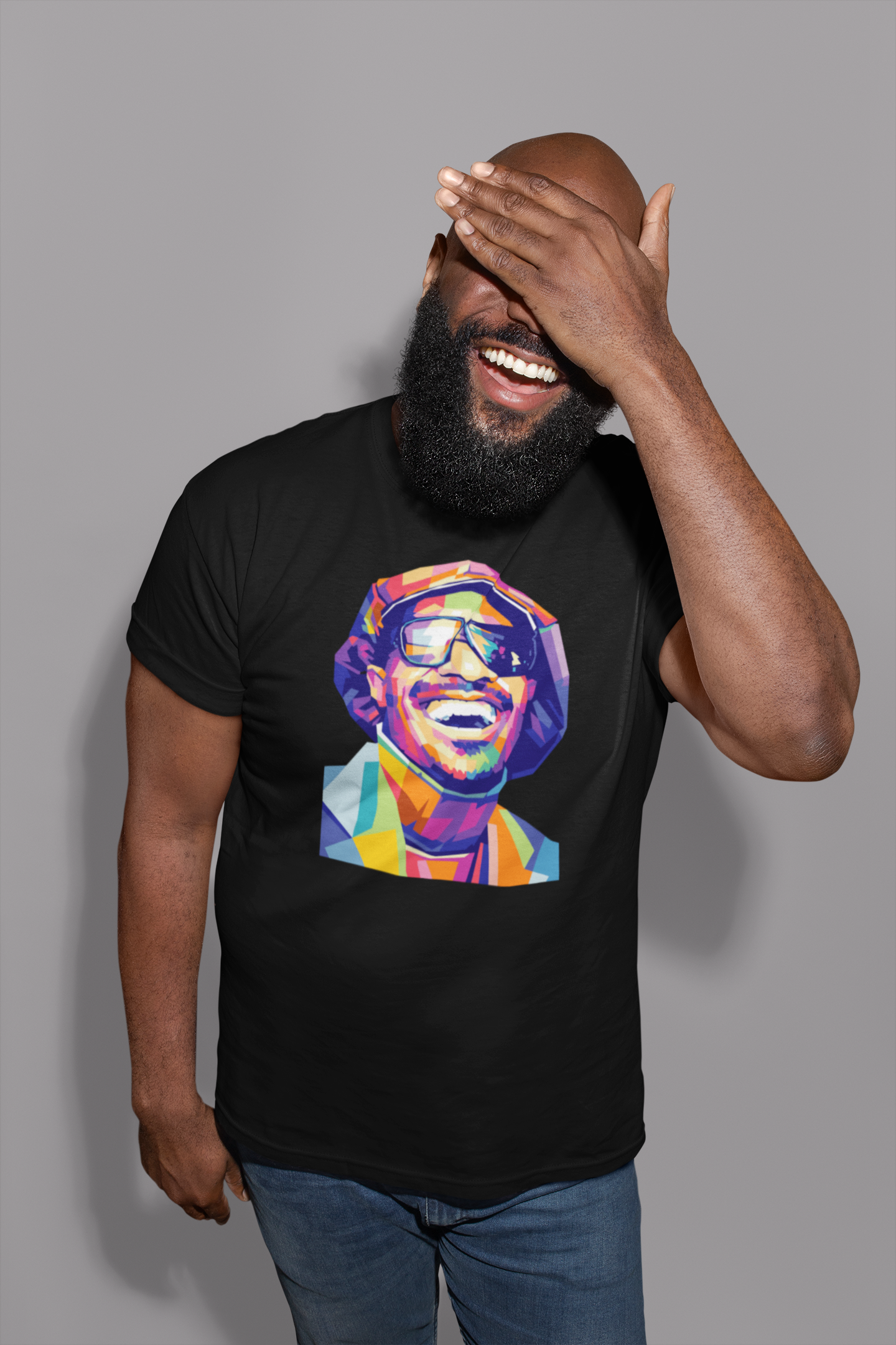 Stevie Wonder WPAP Digital Pop Art