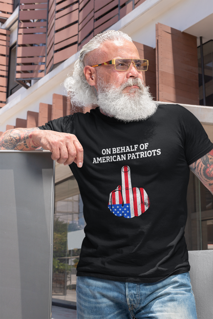 American Patriot Middle finger Tshirt