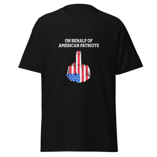 American Patriot Middle finger Tshirt