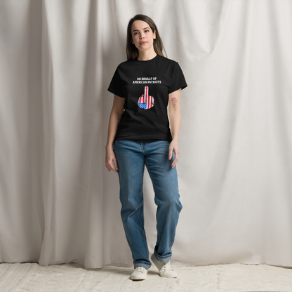 American Patriot Middle finger Tshirt