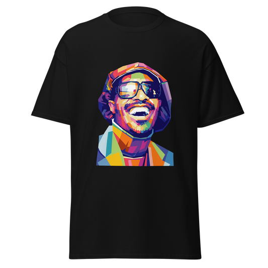 Stevie Wonder WPAP Digital Pop Art T-Shirt – For the True Old-School Fans 🎶👑