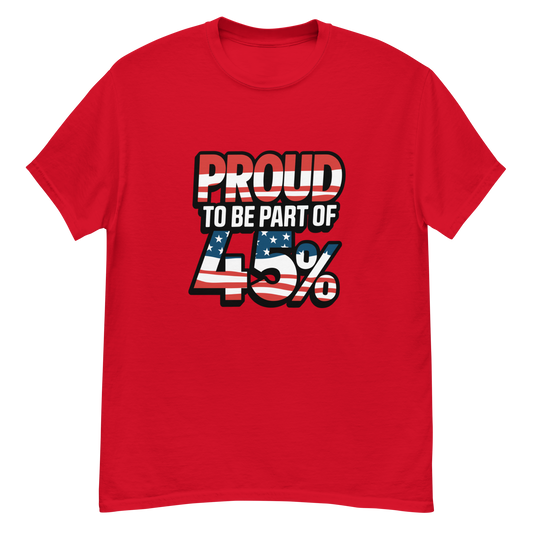 Proud to be Part of the 45% tshirt – Celebrate the Power of the Women’s Vote