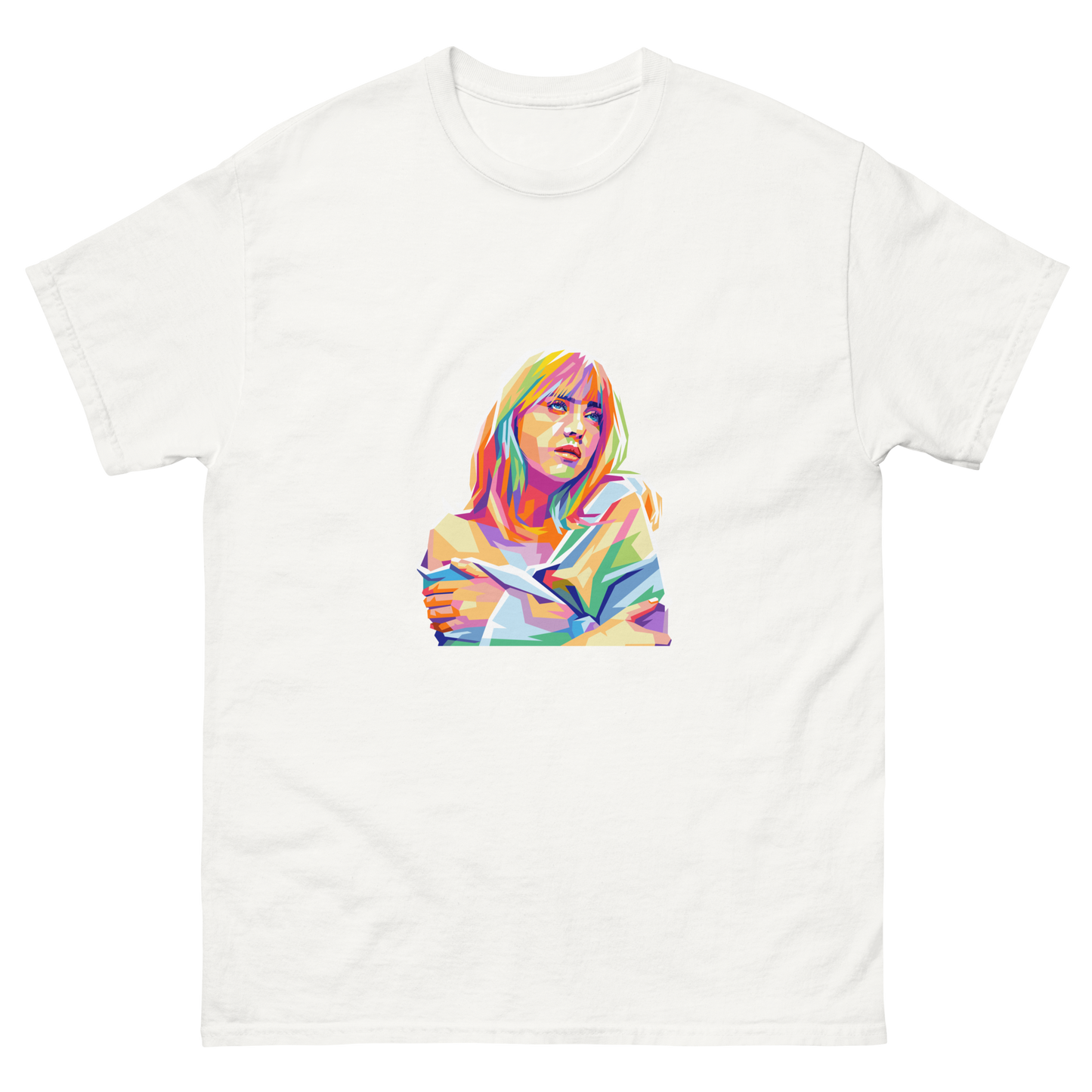 Billie Eilish Pop Art T-Shirt: Creative Ink Studios original (Copy)