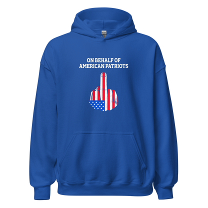 American Patriot Middle finger Hoodie