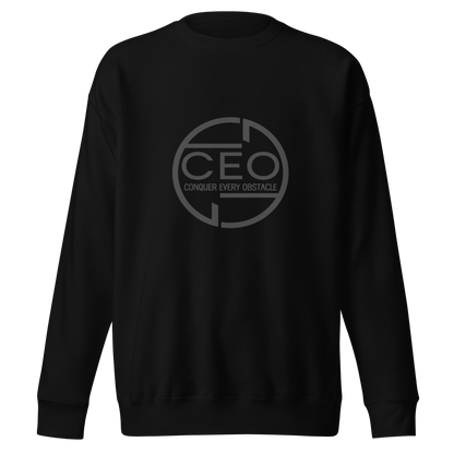 CEO (Conquer Every Obstacle) Sweatshirt – Hustle. Grind. Conquer. Succeed 100% cotton