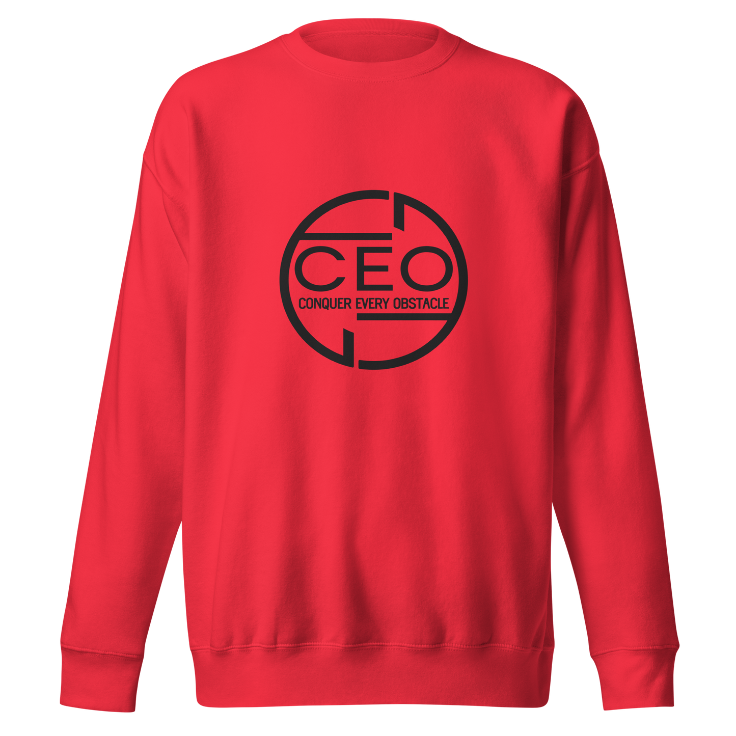 CEO (Conquer Every Obstacle) Sweatshirt – Hustle. Grind. Conquer. Succeed 100% cotton