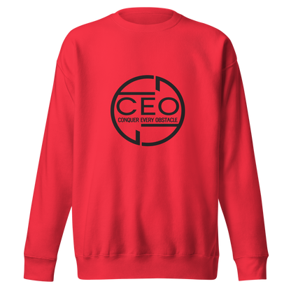 CEO (Conquer Every Obstacle) Sweatshirt – Hustle. Grind. Conquer. Succeed 100% cotton