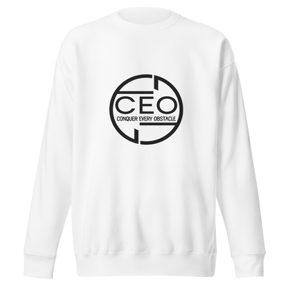 CEO (Conquer Every Obstacle) Sweatshirt – Hustle. Grind. Conquer. Succeed 100% cotton