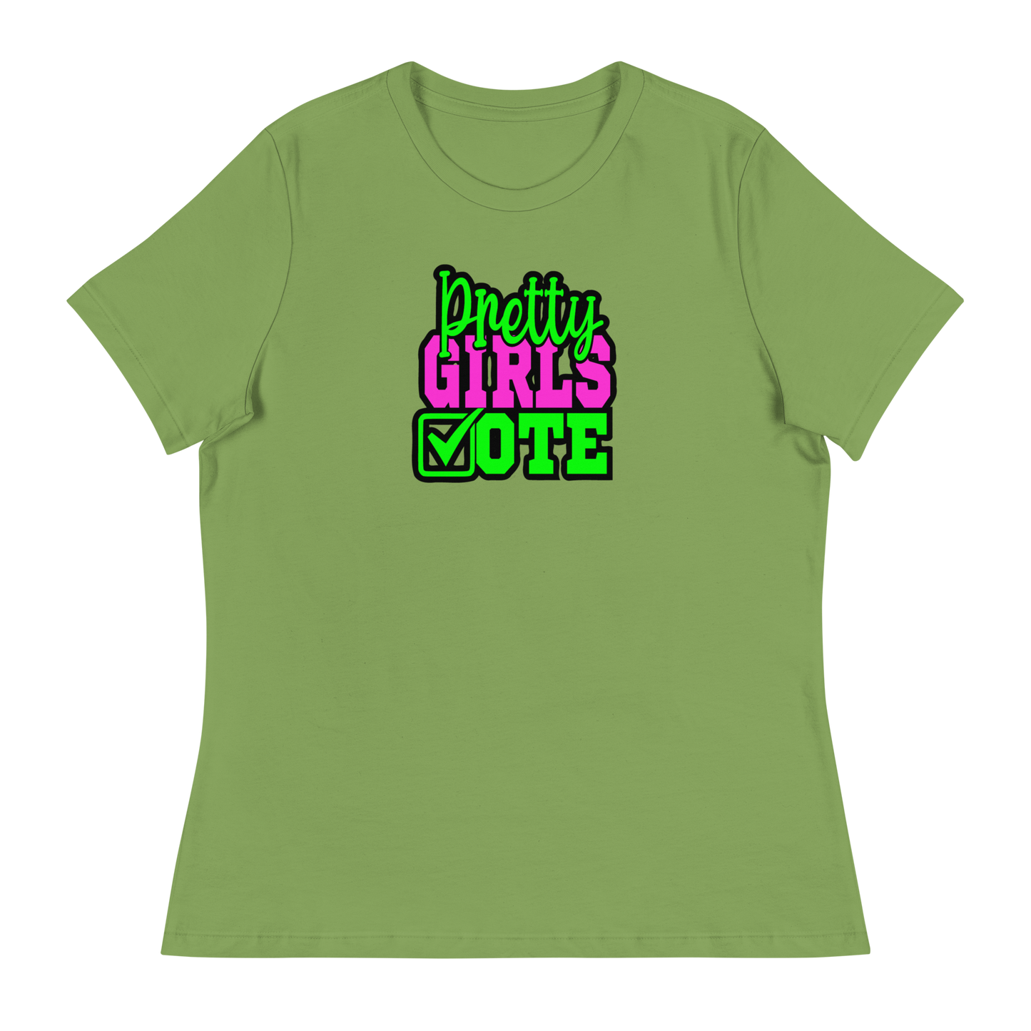 Pretty Girls Vote Feminine Fit T-shirt