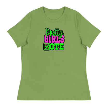 Pretty Girls Vote Feminine Fit T-shirt