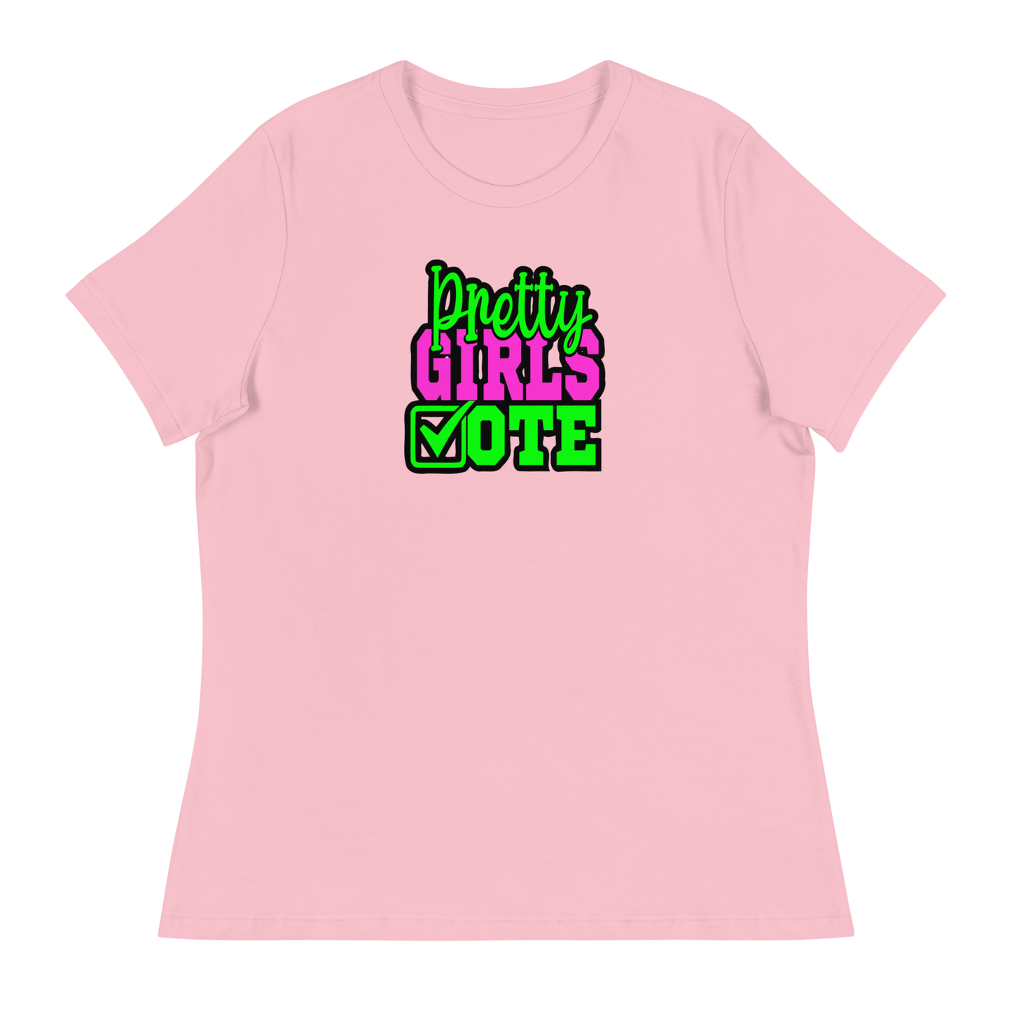 Pretty Girls Vote Feminine Fit T-shirt