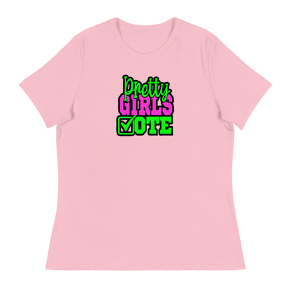 Pretty Girls Vote Feminine Fit T-shirt