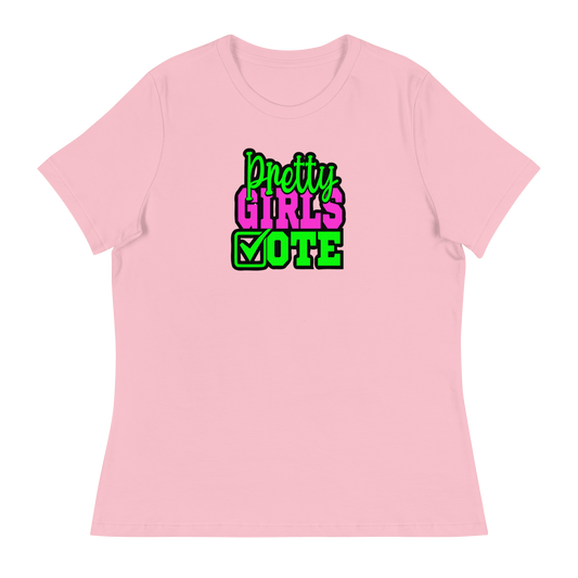 Pretty Girls Vote Feminine Fit T-shirt